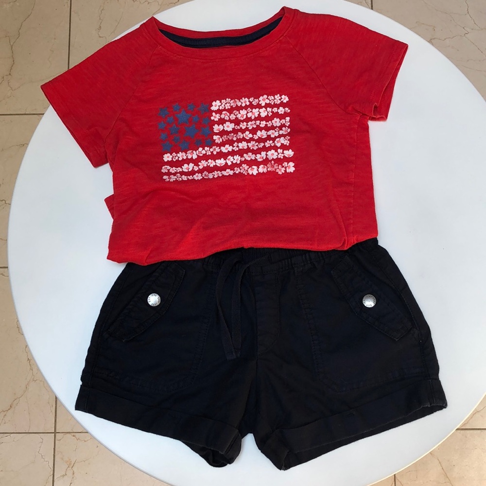 Girls patriot summer outfit